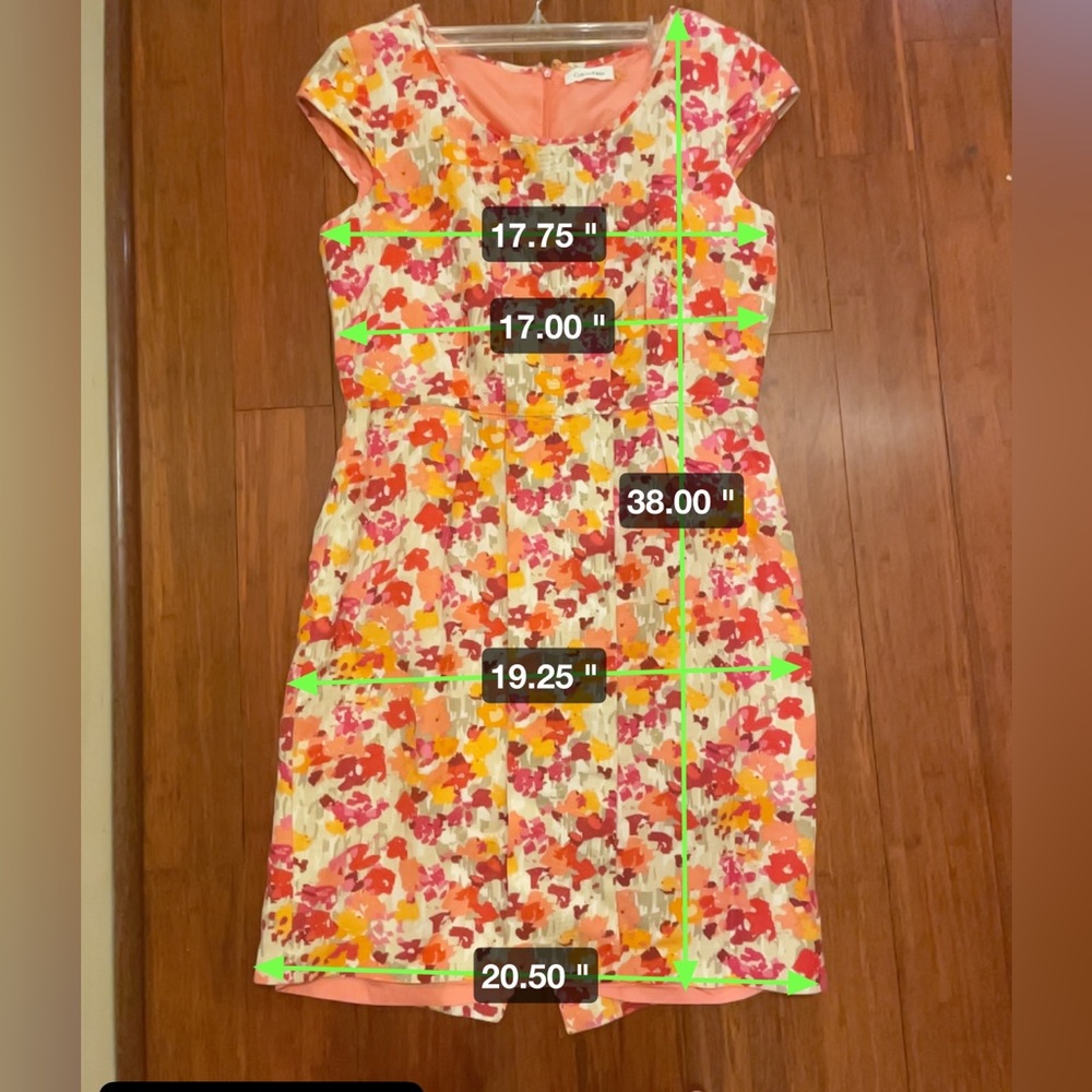 Calvin Klein Floral dress size 8